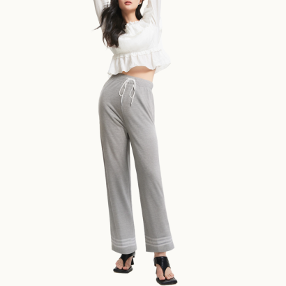 gray-loose-wide-leg-womens-sports-trousers