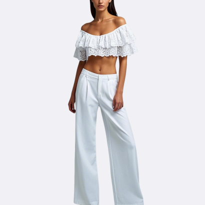 white-off-shoulder-lace-cropped-top